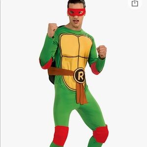 Teenage mutant ninja turtles Raphael Halloween costume adult male small cosplay